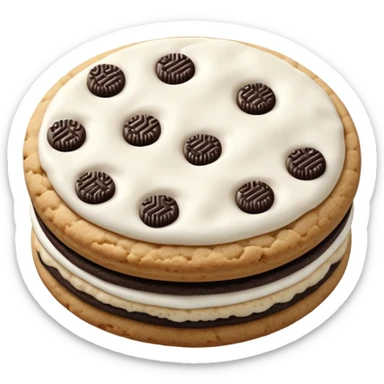 cookies and cream sticker