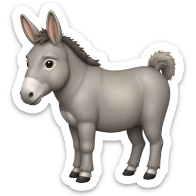 Ass emoji donkey  sticker