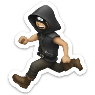 Thieves escape sticker