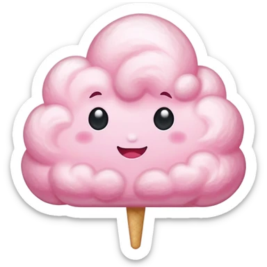 Pink cloud škole sticker