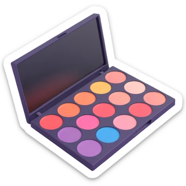 makeup palette sticker