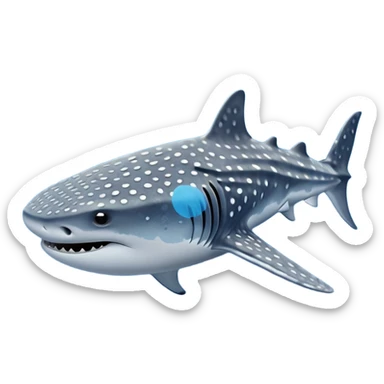 whale shark sticker