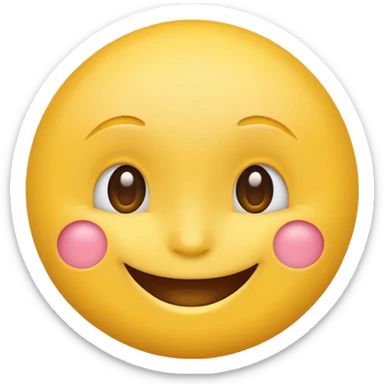 Smile emoji sticker