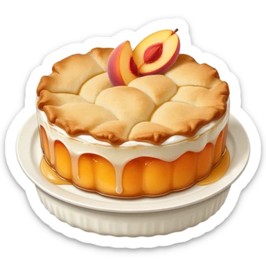 Peach cobbler  sticker