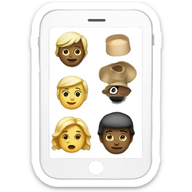 iPhone with  3 apps inside the screen  sticker