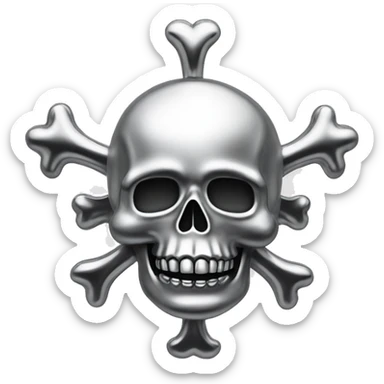Chrome hearts logo sticker