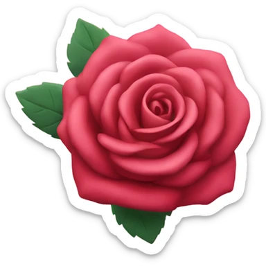 Rose toy sticker