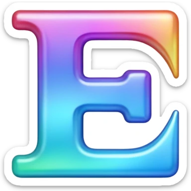 Create letter F CHANGING Color sticker