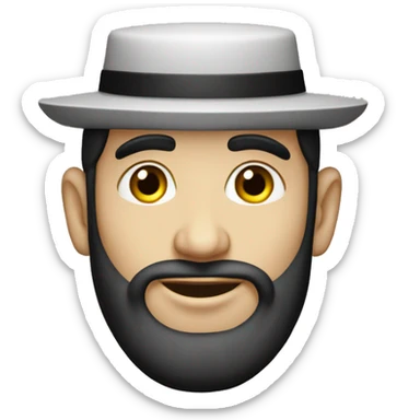 Ultra Orthodox Jewish male sticker