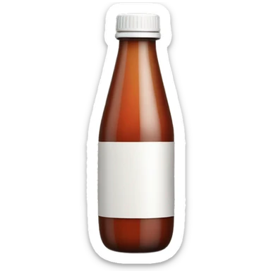 liquid exfolliating bottle with label sticker