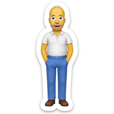 Homer simpson  sticker