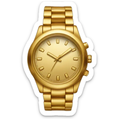 gold watch sticker