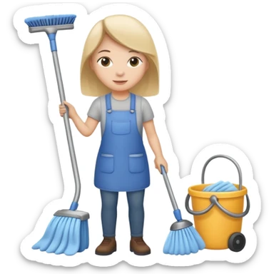 Cleaning your house
should be a priority sticker