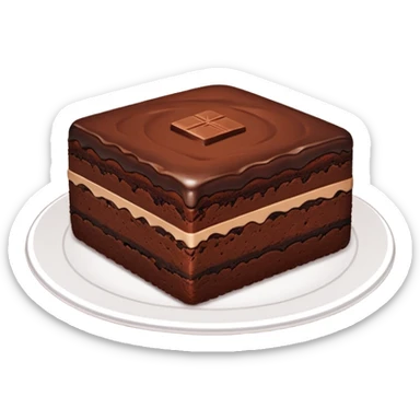big Chocolate Brownie cake sticker