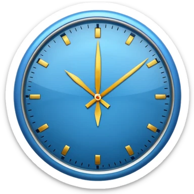 Clock it emoji  sticker