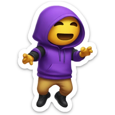 Impostor from among us dancing sticker