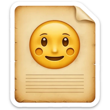 document important sans visage sticker