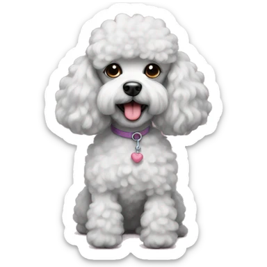 poodle sticker