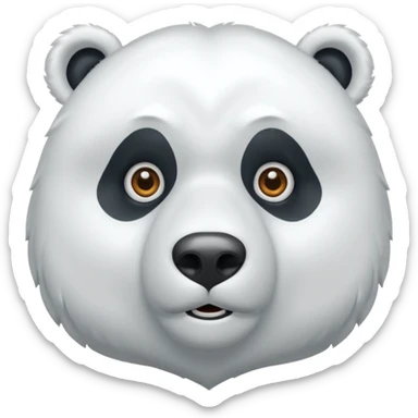 Puedes hacer un oso polar el cual este con un ojo abierto y el otro ojo cerrado por favor  sticker