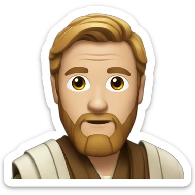 Sexy Obi wan sticker
