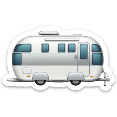 modern caravan sticker