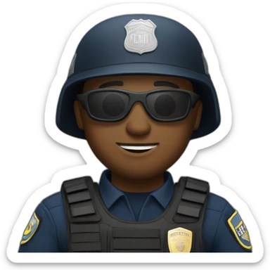 police swat sticker