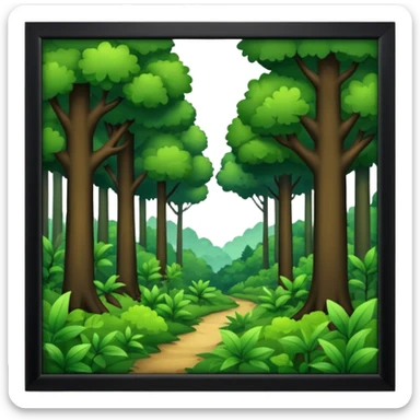 nature frame sticker