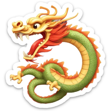 Chinese dragon, Chinese traditional element sticker