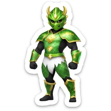 Green power ranger sticker