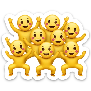 Emoji twerking sticker