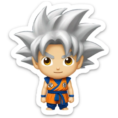Goku en Ultra instinto sticker