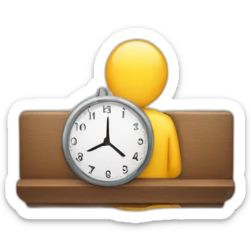 wait, time sticker