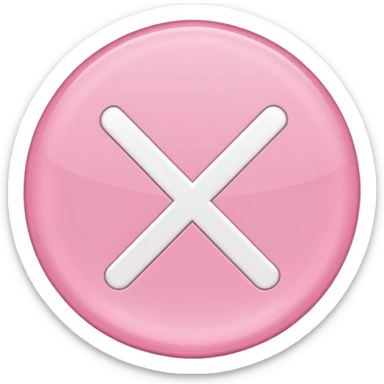 light pink check mark sticker