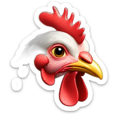 Luxury hen sticker