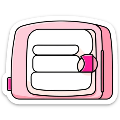 Pink Web browser sticker