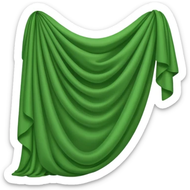 Green color swag and aesthetics sticker