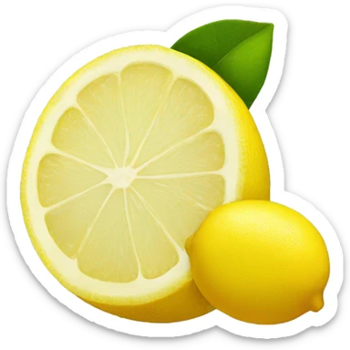 Lemon sticker