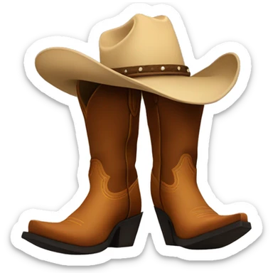 Cowboy boots  sticker