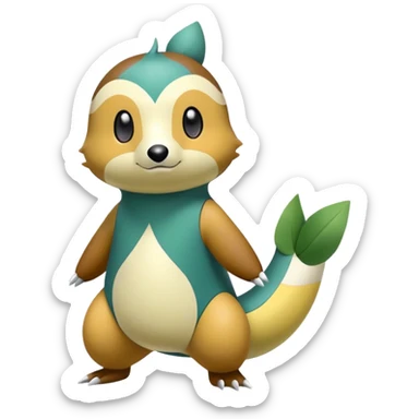 Tepig-Oshawott-Snivy-hybrid sticker