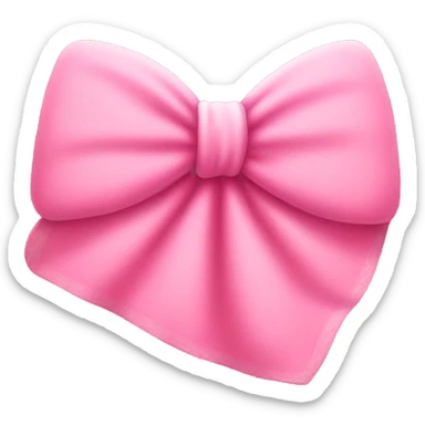 pink blanket with a bow sticker