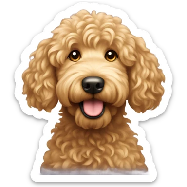 golden doodle sticker