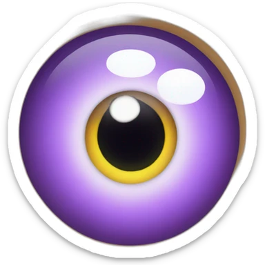 eye eye eye violet sticker