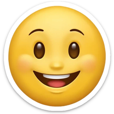 make a funny cool and nice, happy emiji sticker