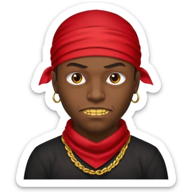 gangster bloods sticker