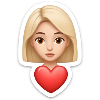 Sara in heart sticker