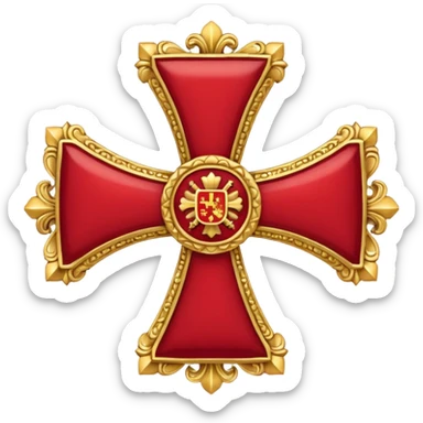 Bandera Cruz de Borgoña Imperio Español sticker