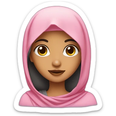 Arab girl sticker