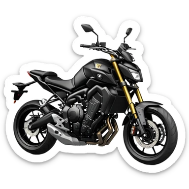 Yamaha MT09 motorcycle sticker