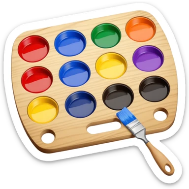 Paint Palette sticker