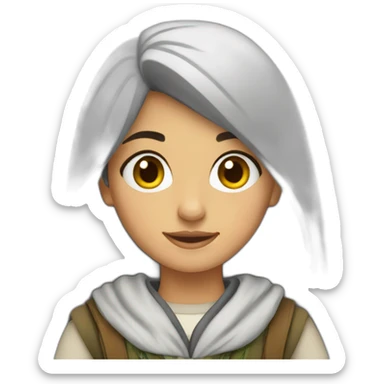 kurdish girl sticker